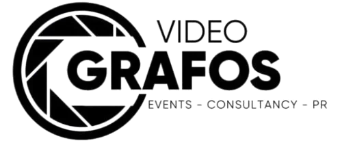 Videografos.gr -- λογότυπο εταιρείας επαγγελματικής βιντεογράφησης και φωτογραφίας